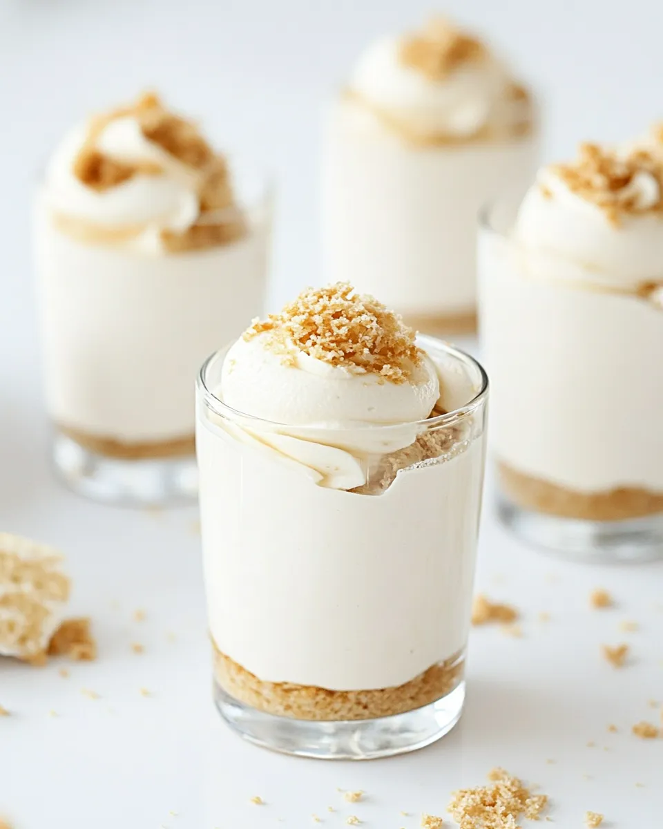 Delicious Rumchata Cheesecake Pudding Shots shot