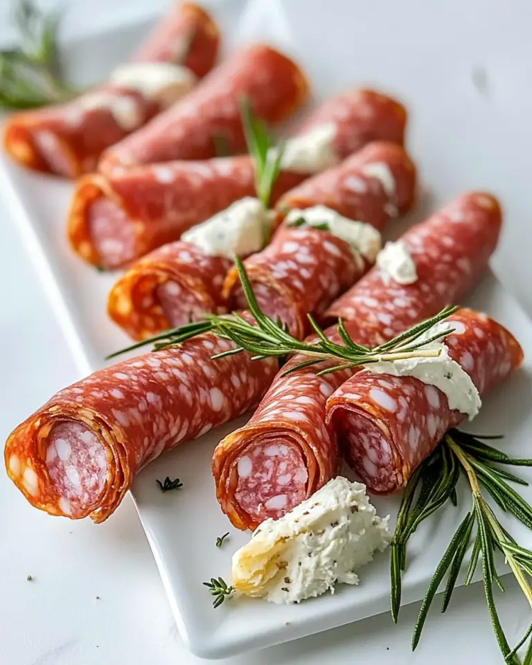 Easy Salami Roll Ups photo