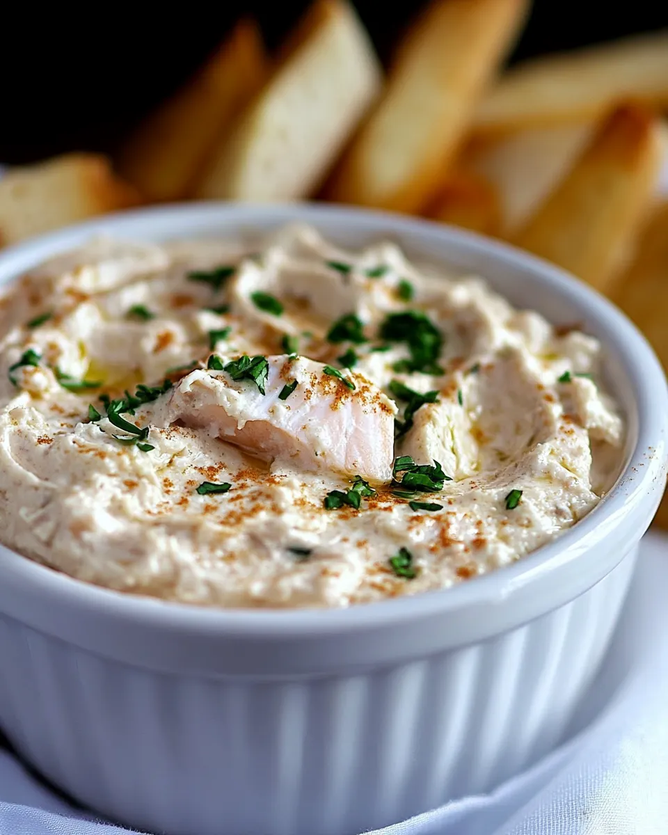Easy Salmon Dip Recipe shot