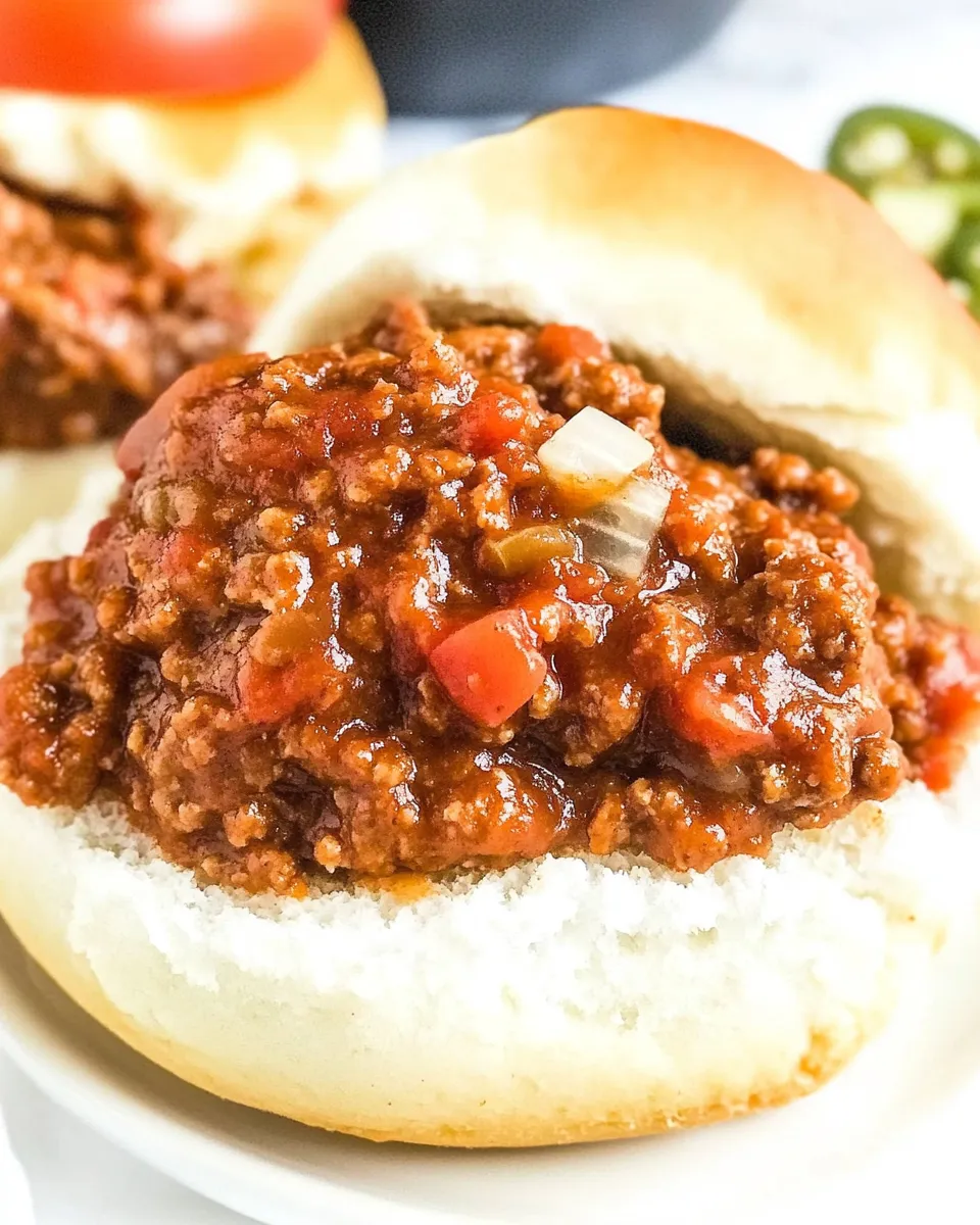 Delicious Salsa Sloppy Joes image
