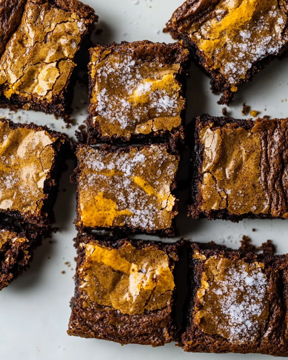 Classic Salted Cookie Crinkle Top Brownies. picture