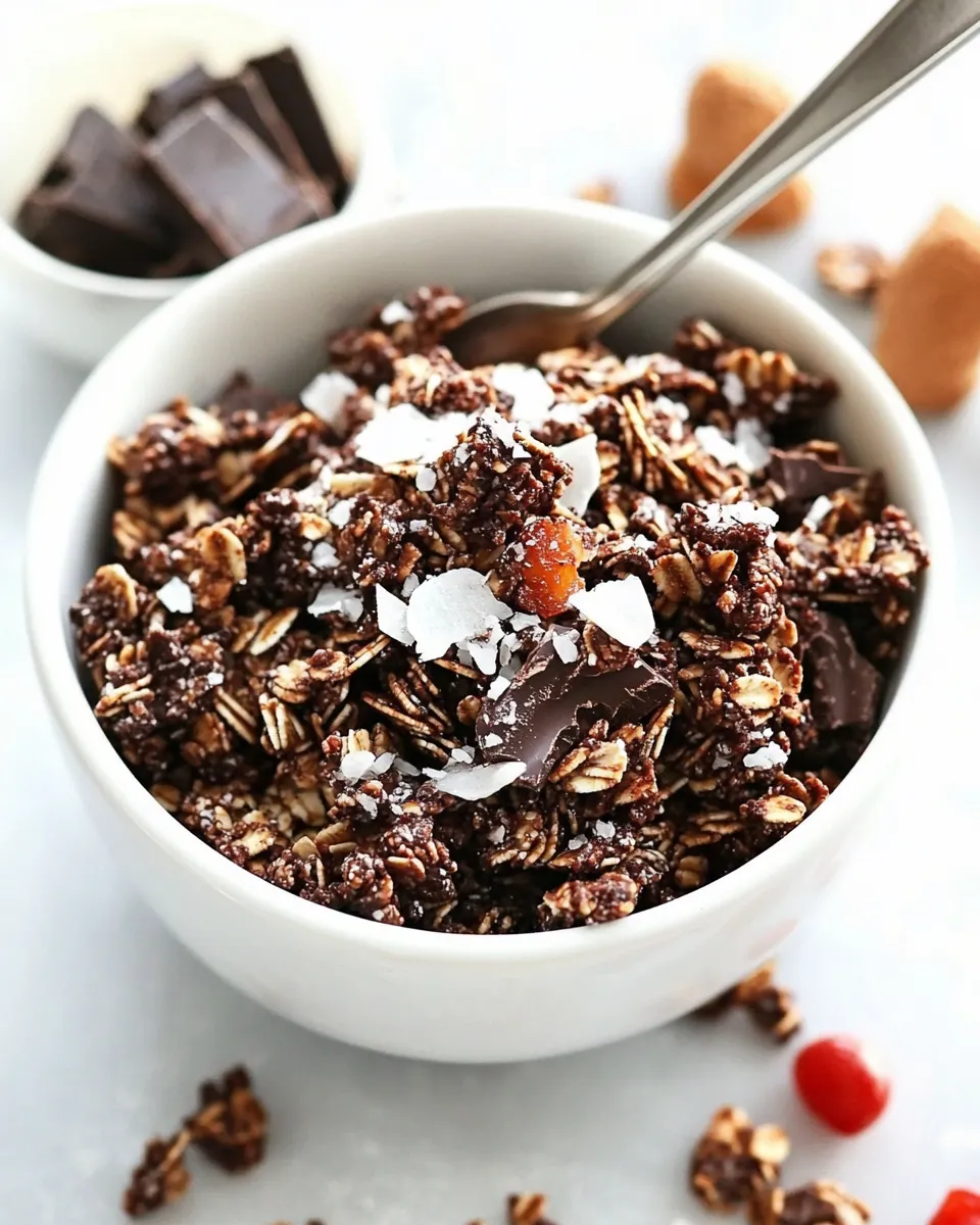 Classic Salted Dark Chocolate Granola image