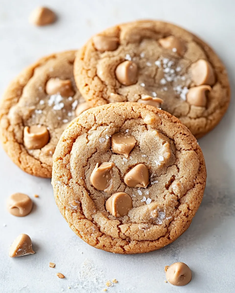 Homemade Salted Peanut Butter Chip Cookies photo