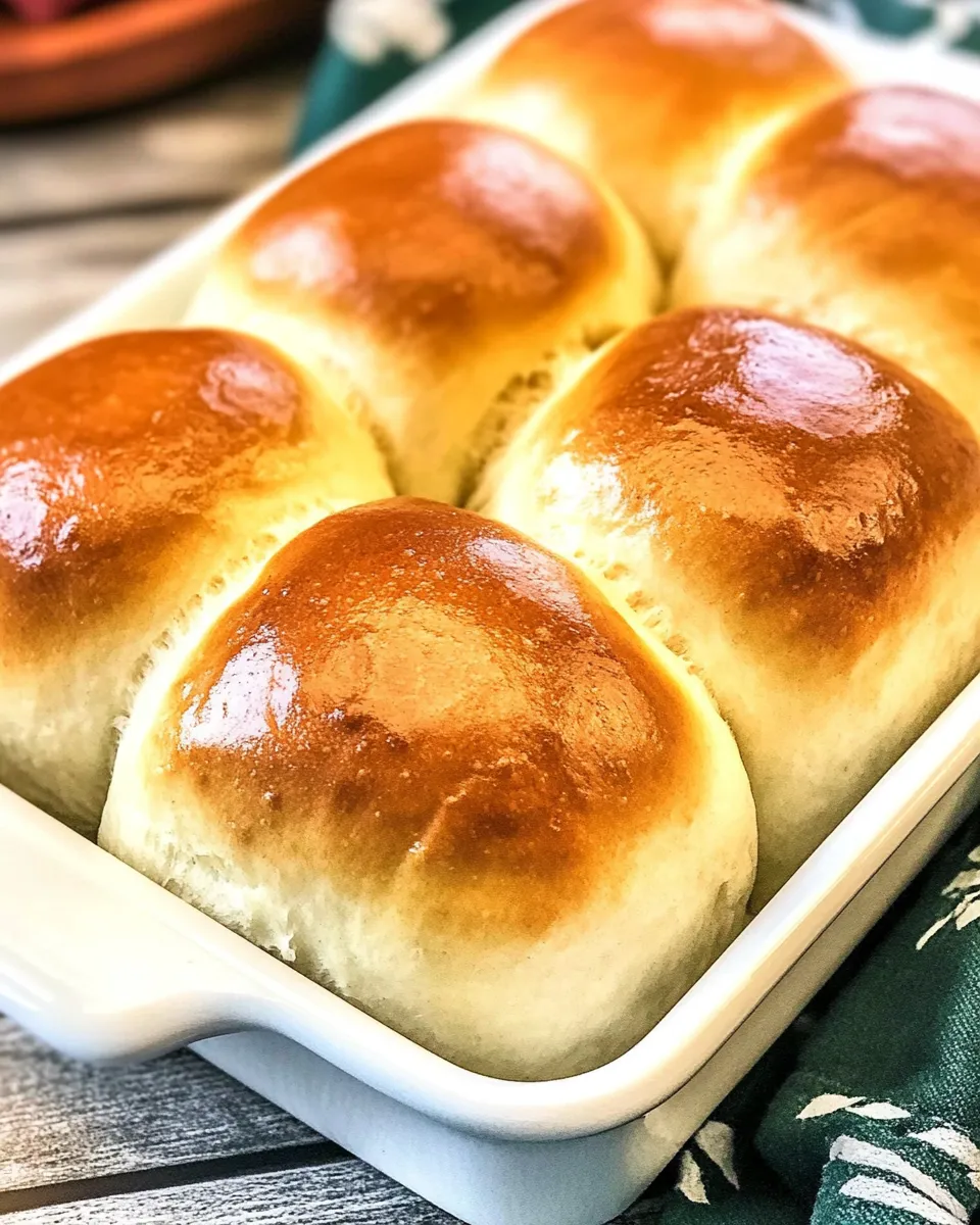 Easy School Cafeteria Yeast Rolls food shot