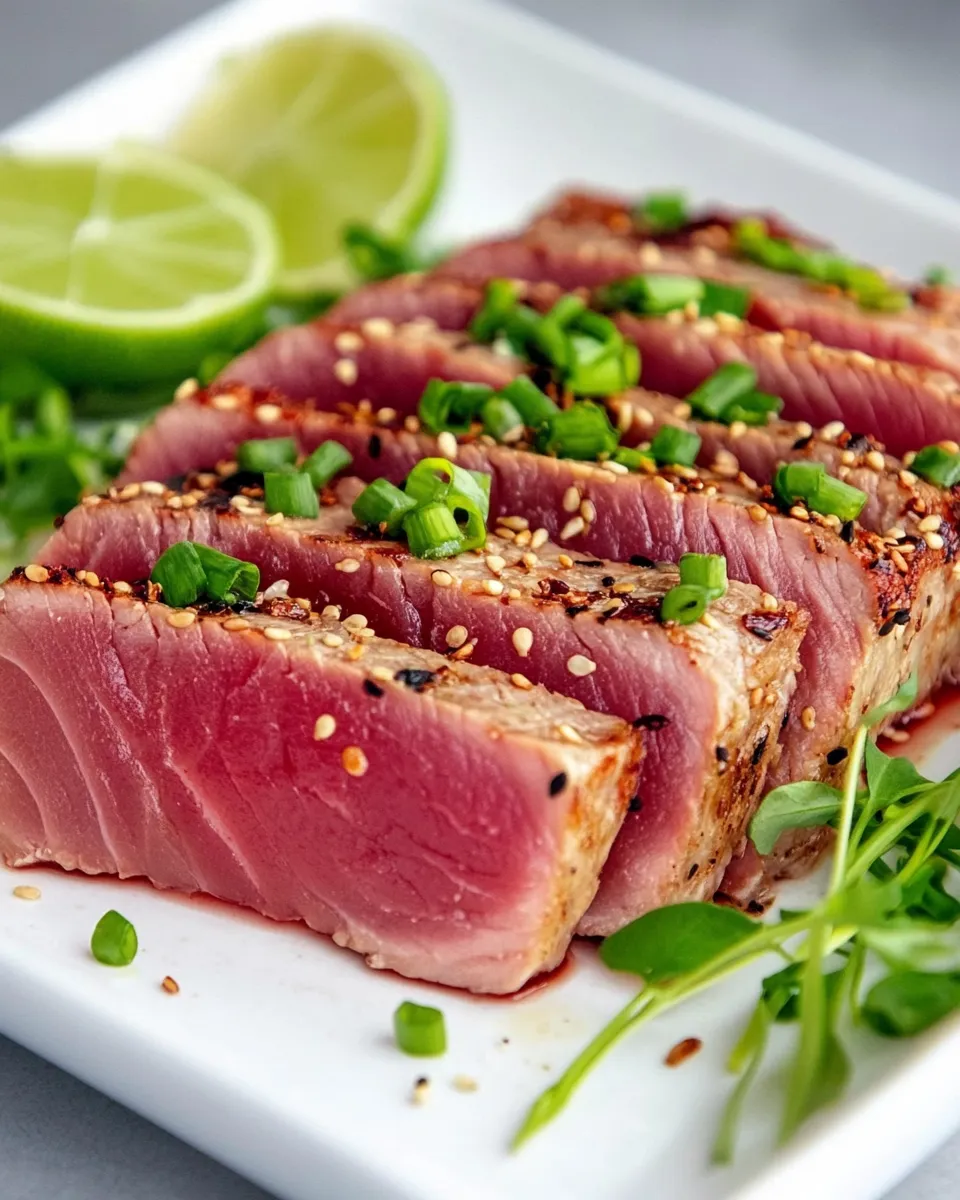 Delicious Seared Ahi Tuna Steak image