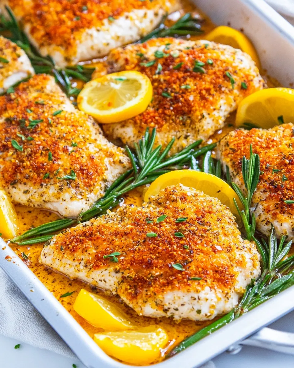 Savory Sheet Pan Lemon Pepper Chicken image