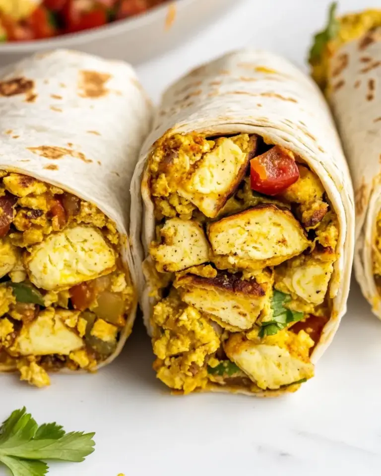 Homemade Sheet Pan Vegan Breakfast Burritos (4 Ways!) photo