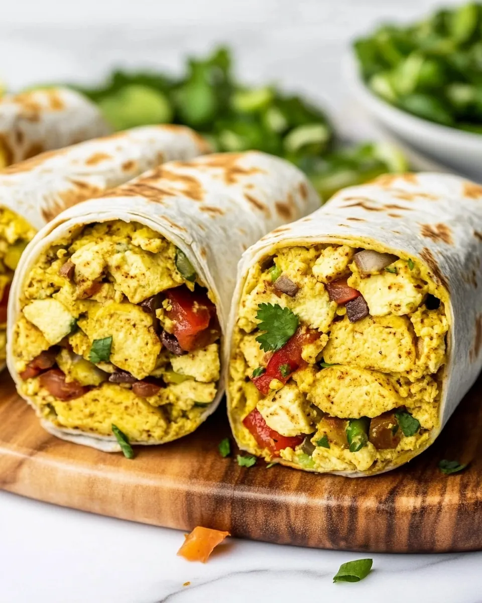 Healthy Sheet Pan Vegan Breakfast Burritos (4 Ways!) dish photo