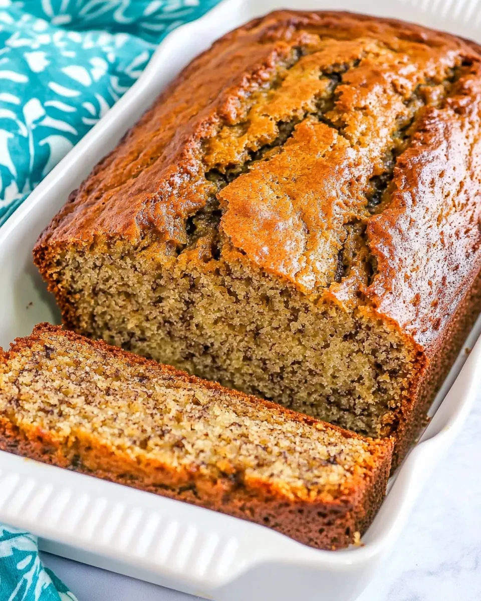 Easy Simple Banana Bread recipe photo