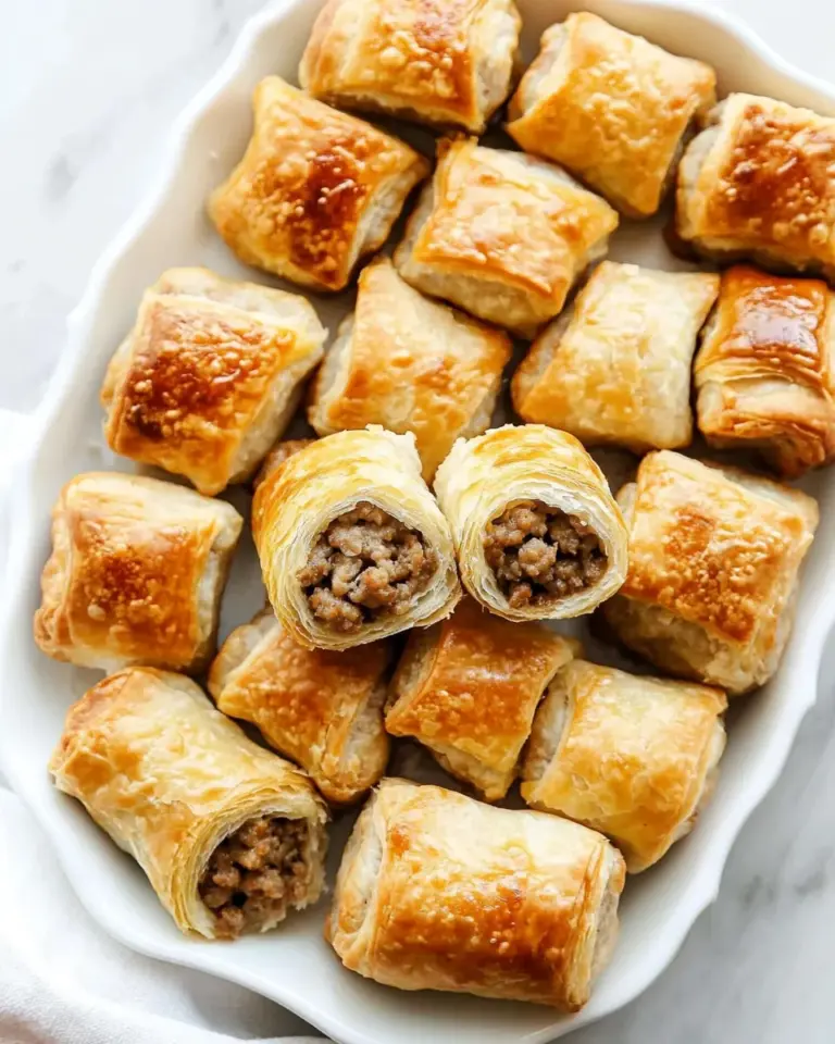 Homemade Simple and Delicious Sausage Rolls photo