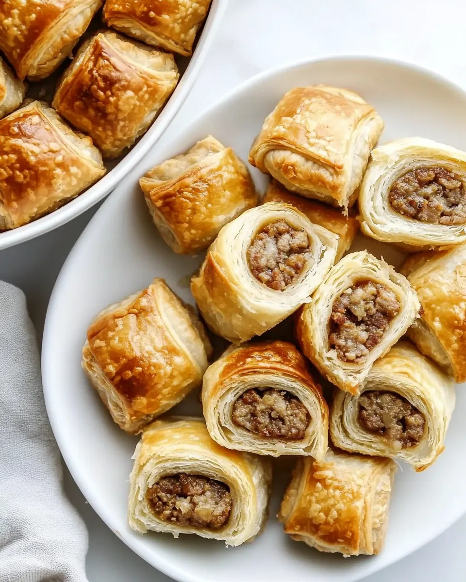 Easy Simple and Delicious Sausage Rolls recipe photo