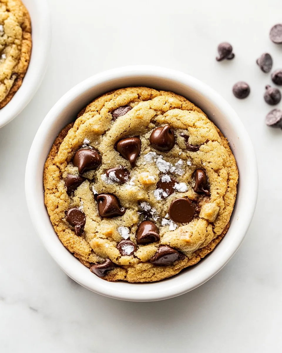Delicious Single Serve Chocolate Chip Cookie image