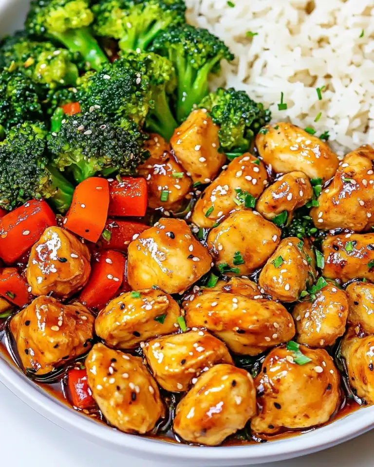 Homemade Skinny 15-Minute Sesame Chicken and Broccoli photo