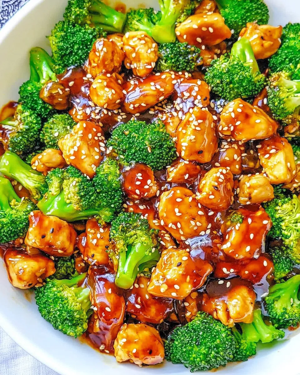 Quick Skinny 15-Minute Sesame Chicken and Broccoli image