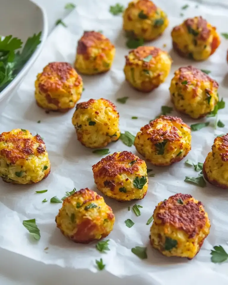 Homemade Skinny Baked Cauliflower Tots photo