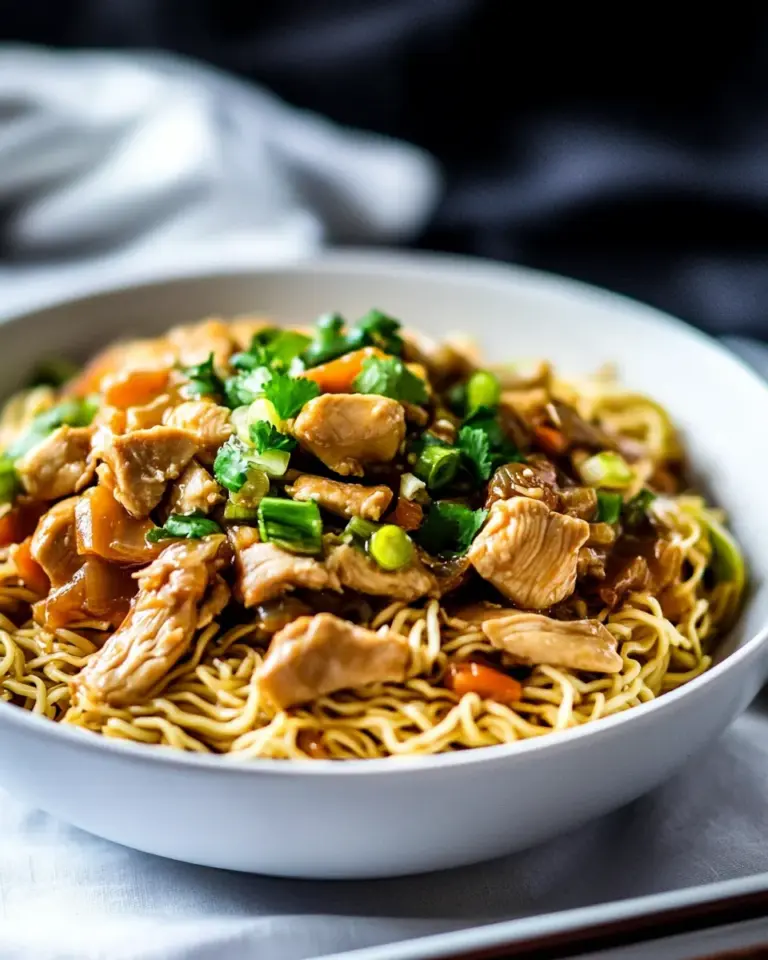Homemade Slow-Cooker Chicken Chow Mein photo