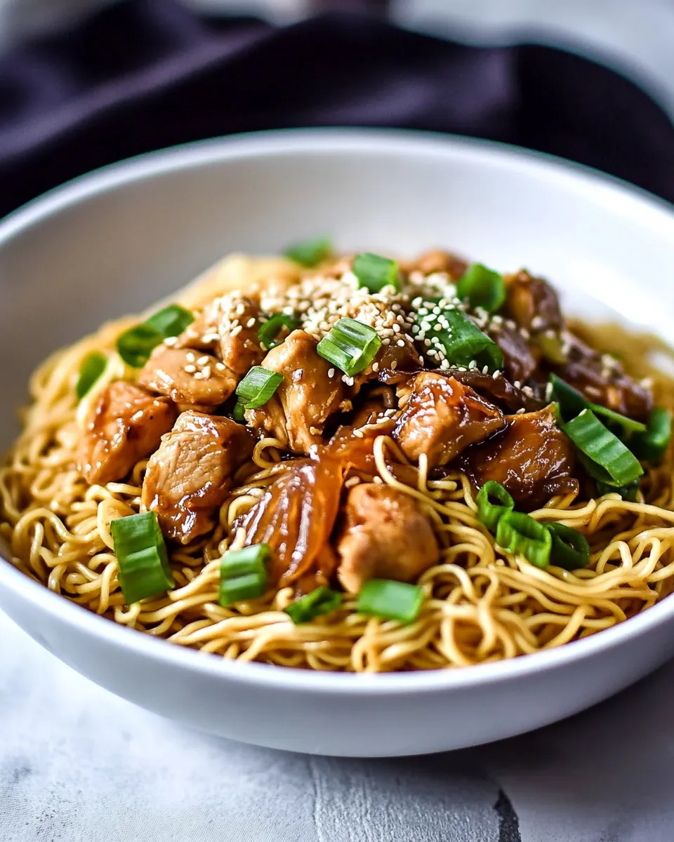 Delicious Slow-Cooker Chicken Chow Mein recipe photo
