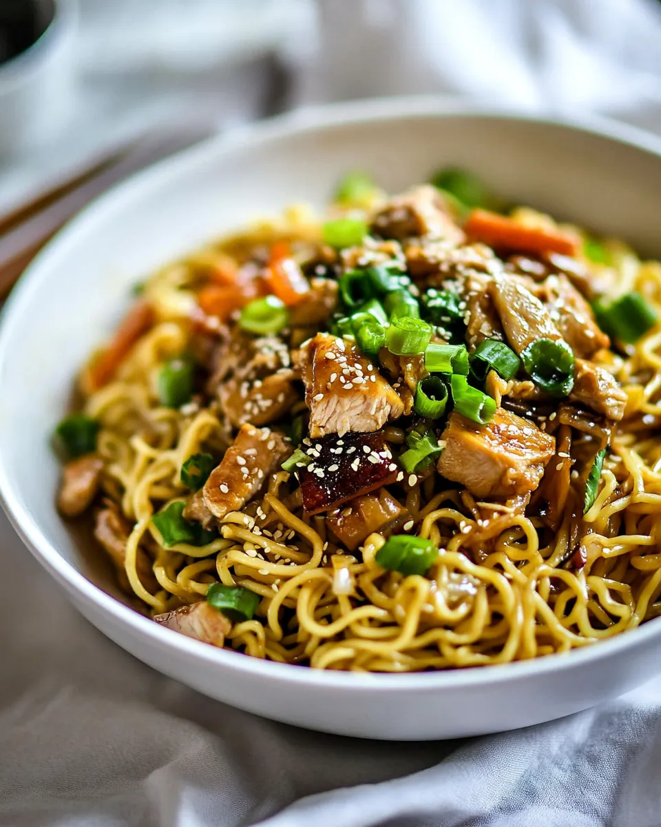 Best Slow-Cooker Chicken Chow Mein shot