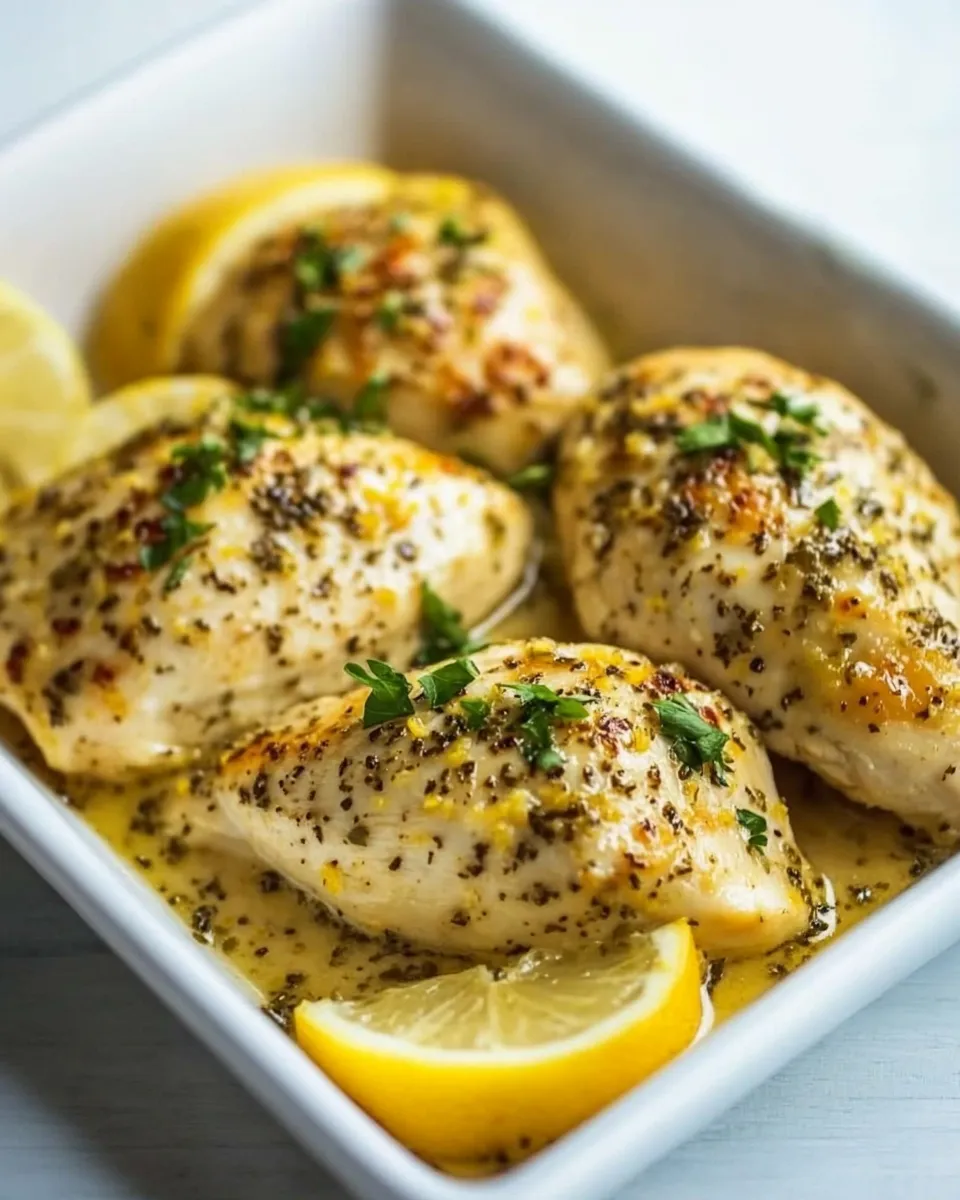 Easy Slow Cooker Greek Lemon Chicken photo