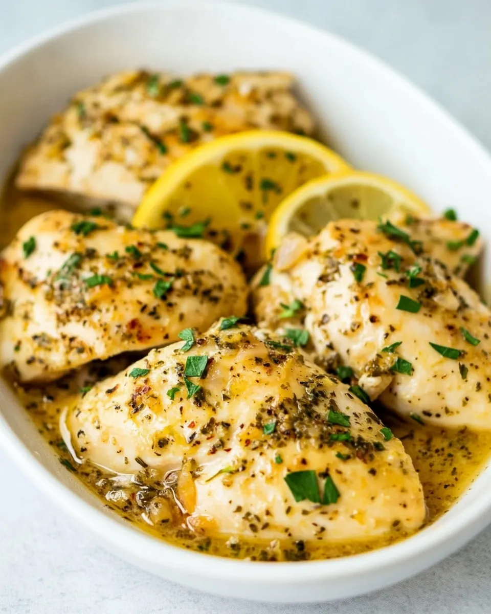 Delicious Slow Cooker Greek Lemon Chicken image