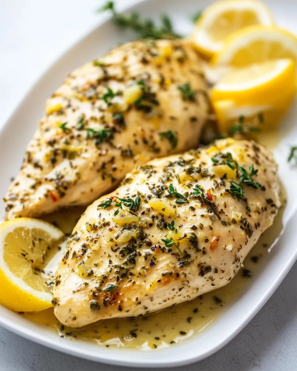 Homemade Slow Cooker Greek Lemon Chicken recipe photo