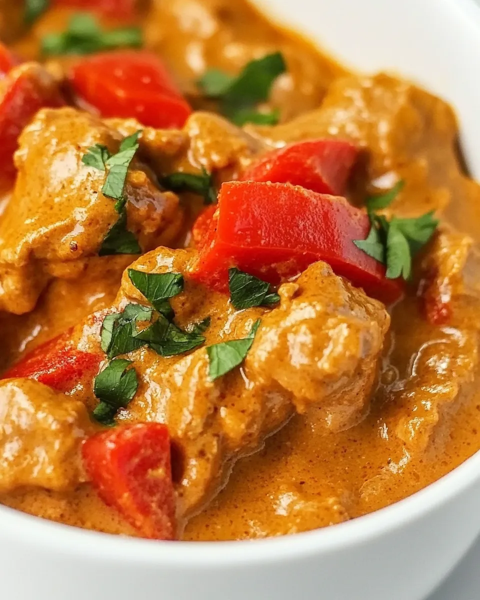 Classic Slow Cooker Peanut Chicken image