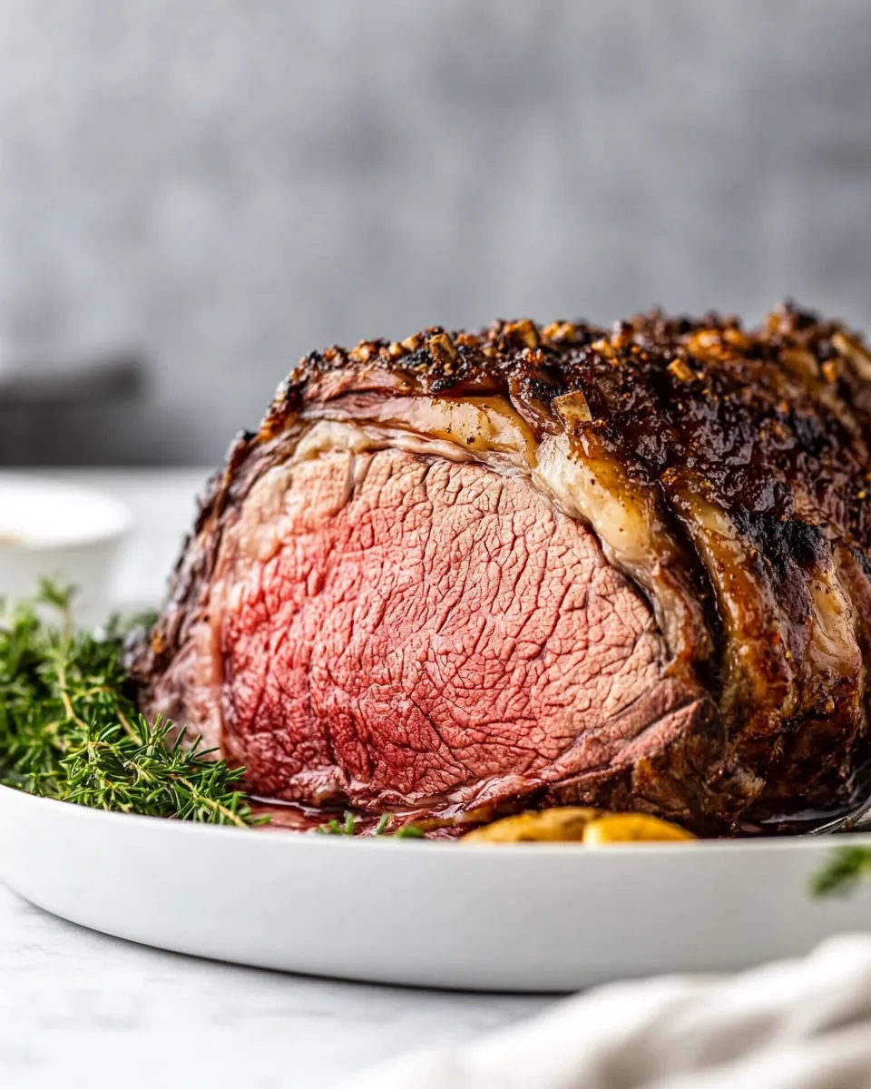 Homemade Slow Roasted Prime Rib Recipe photo
