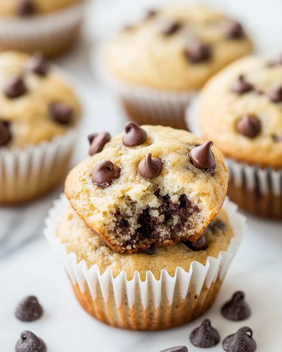 Homemade Small-batch Chocolate Chip Muffins photo