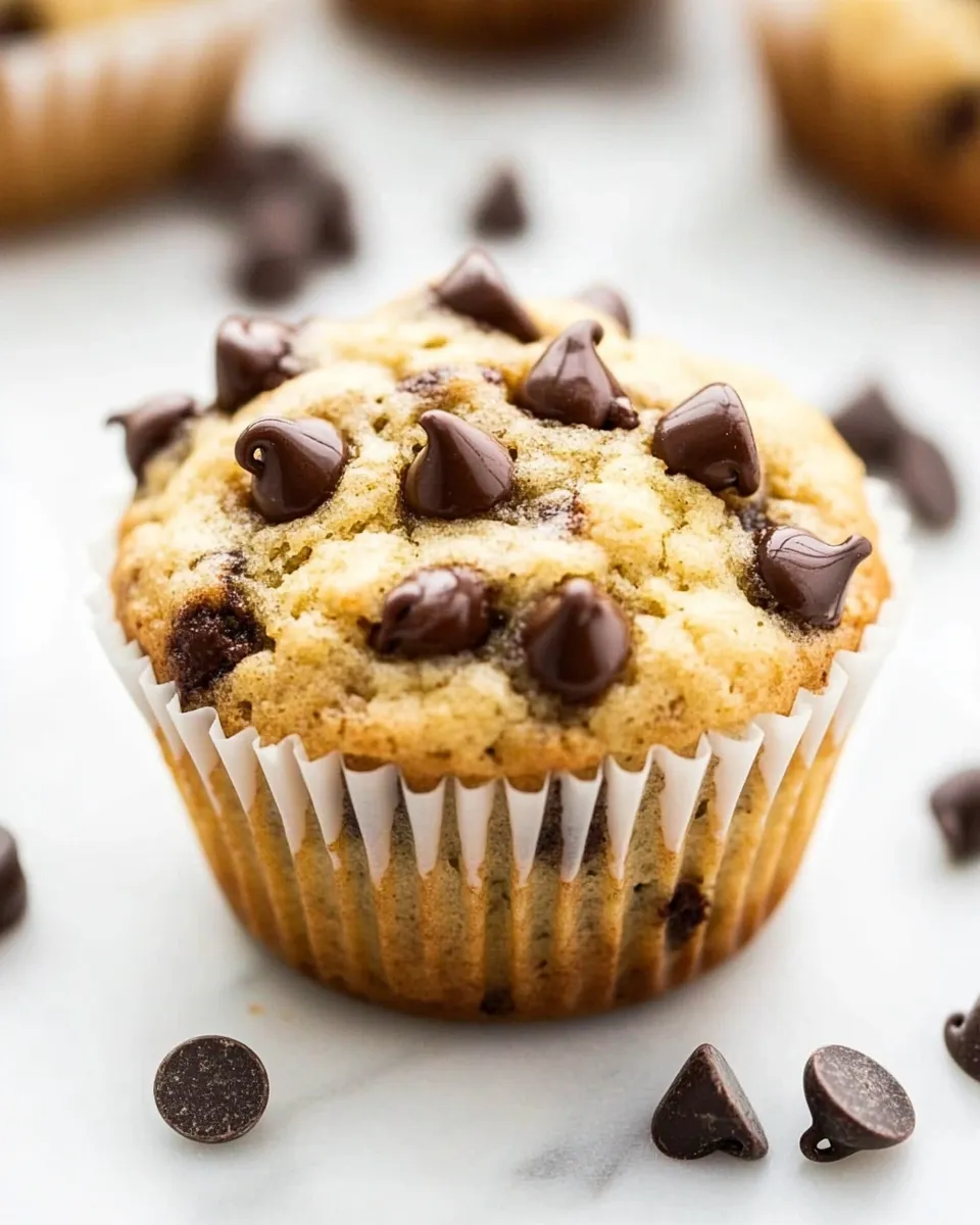 Easy Small-batch Chocolate Chip Muffins recipe photo
