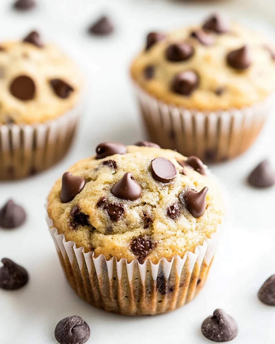 Delicious Small-batch Chocolate Chip Muffins shot