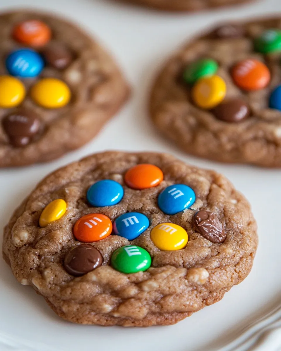 Homemade Small-batch Chocolate Mini M&M Cookies photo