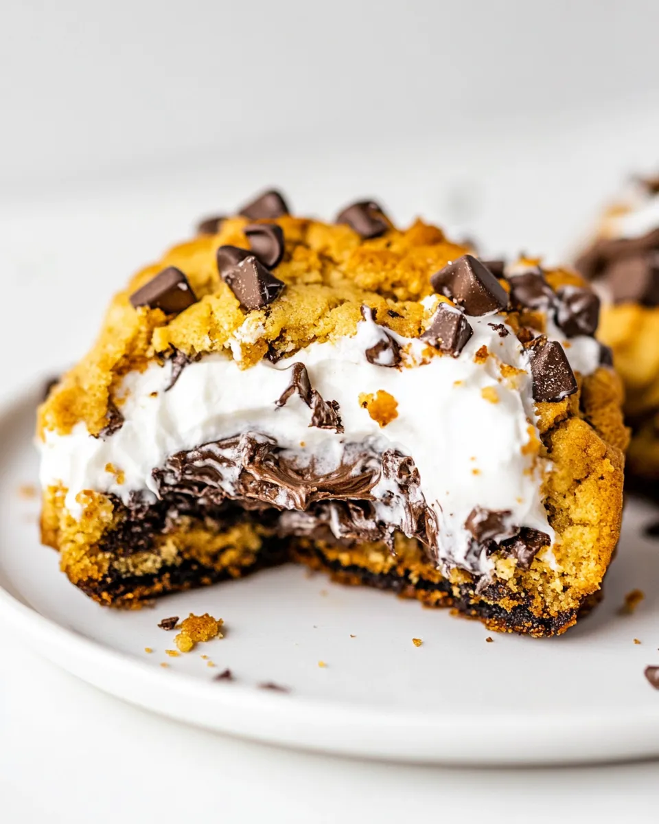 Easy Smores Cookie (For Two) recipe photo