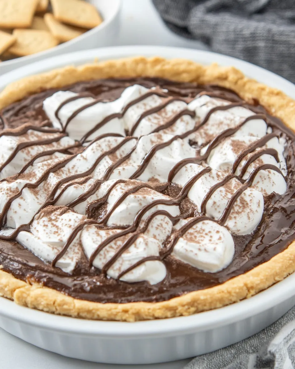 Classic Smores Sugar Cookie Pie image