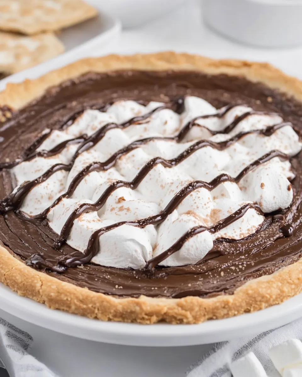 Easy Smores Sugar Cookie Pie recipe photo