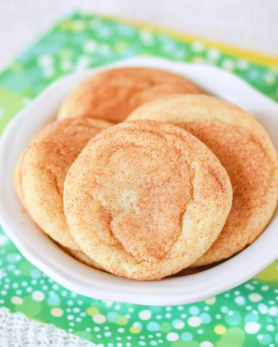 Classic Soft And Chewy Snickerdoodles image