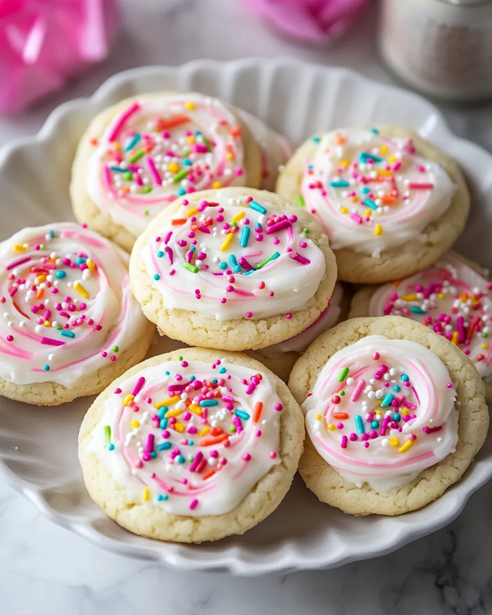 Delicious Soft Sugar Cookies shot