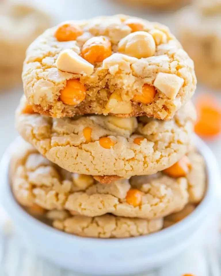 Homemade Soft and Chewy Honey Roasted Peanuts and Butterscotch Chip Cookies recipe photo