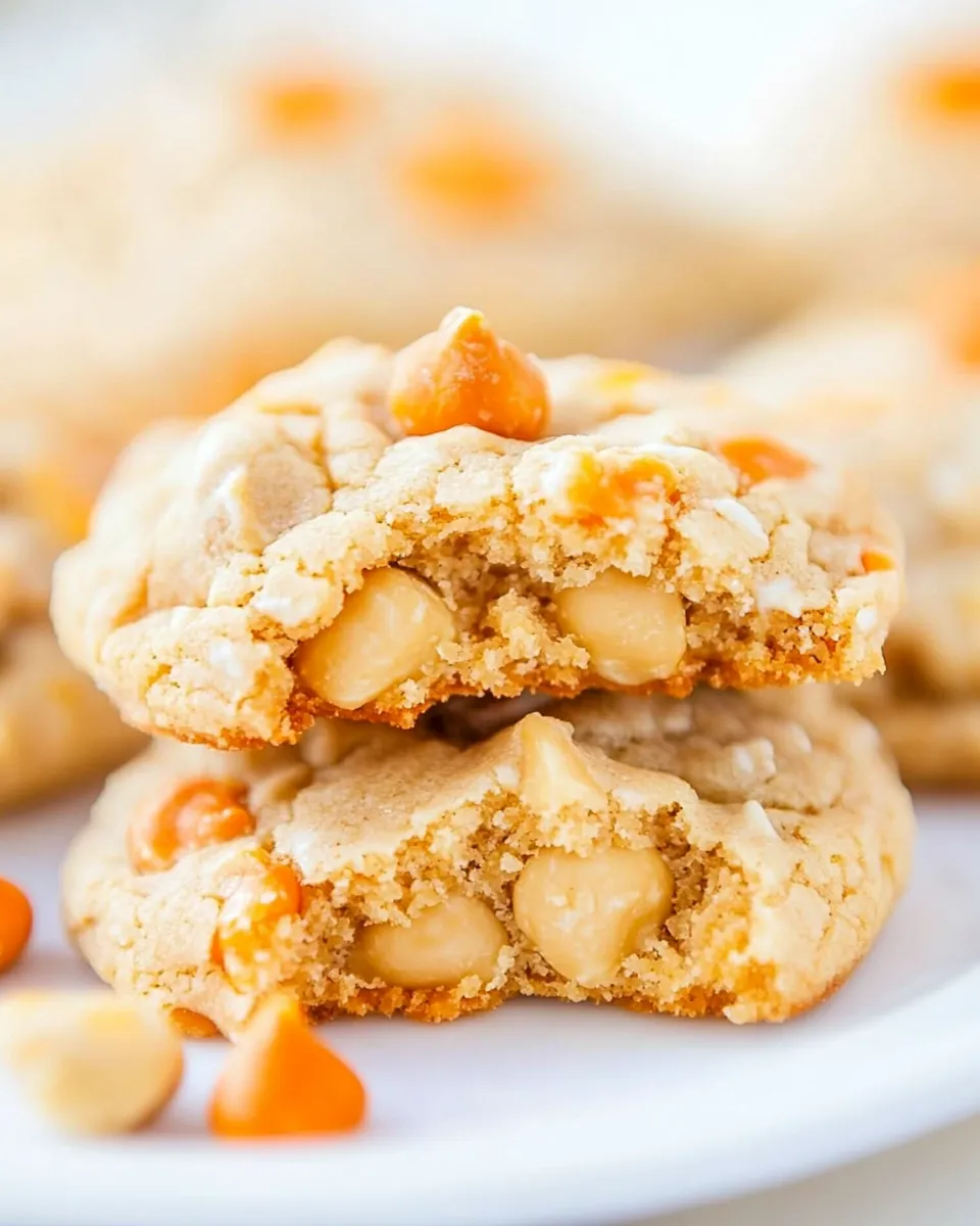 Easy Soft and Chewy Honey Roasted Peanuts and Butterscotch Chip Cookies food shot