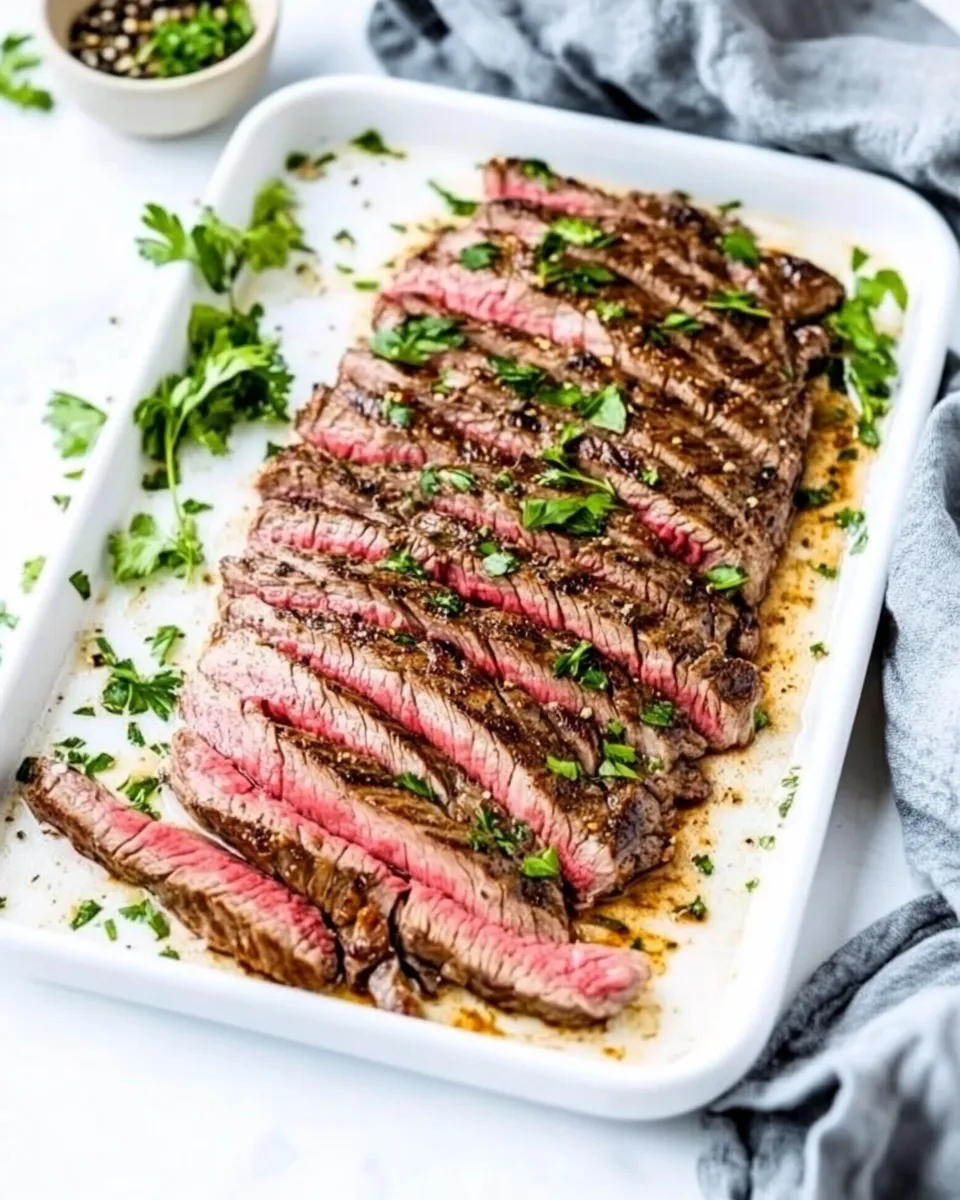 Easy Sous Vide Flank Steak recipe photo
