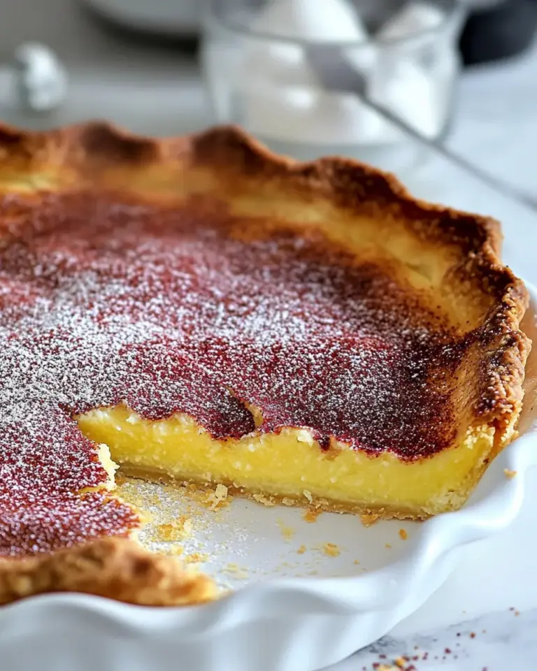 Homemade Southern Chess Pie photo