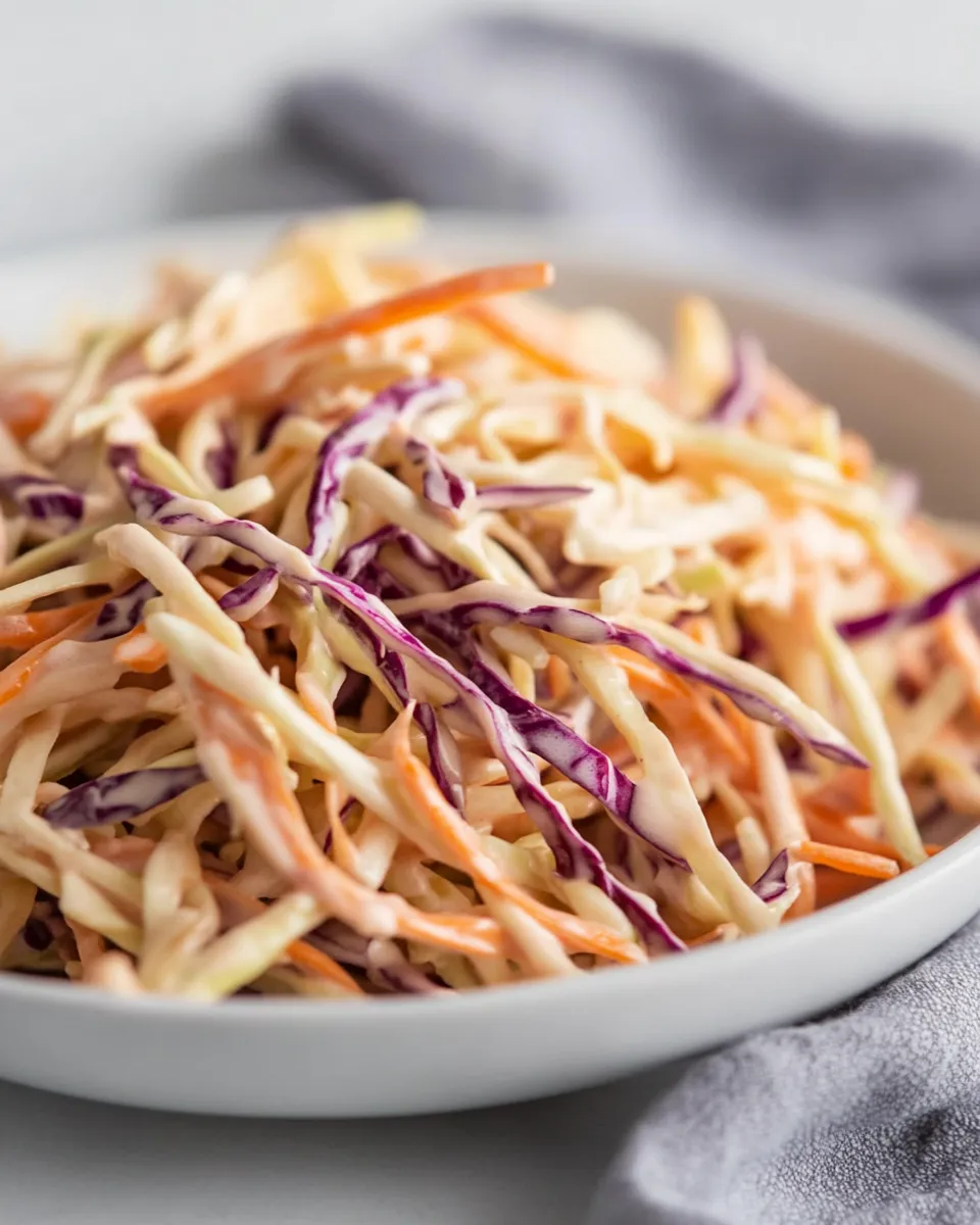Delicious Southern Coleslaw Recipe (with Best Homemade Dressing) recipe photo