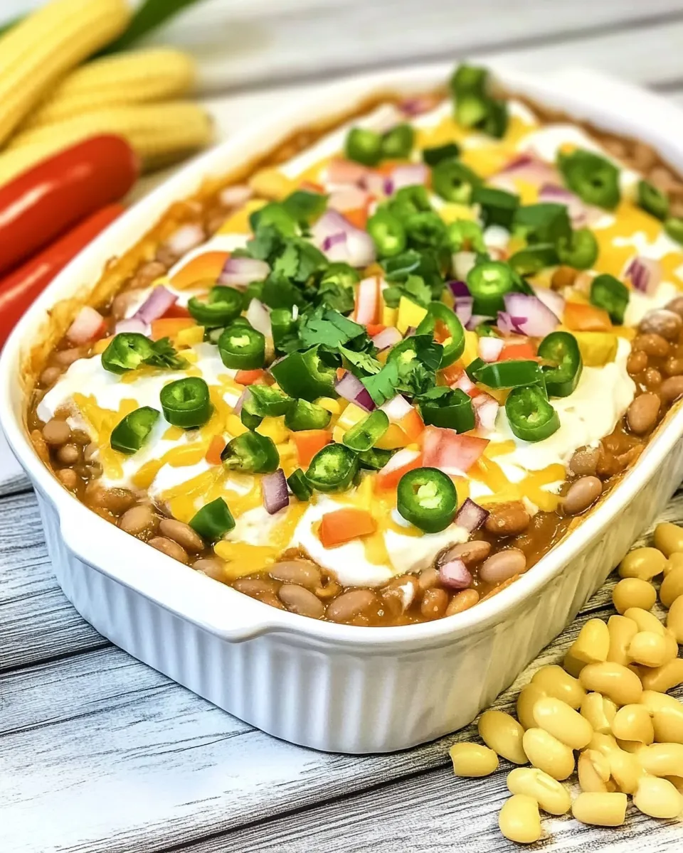 Easy Southwestern Bean Dip recipe photo