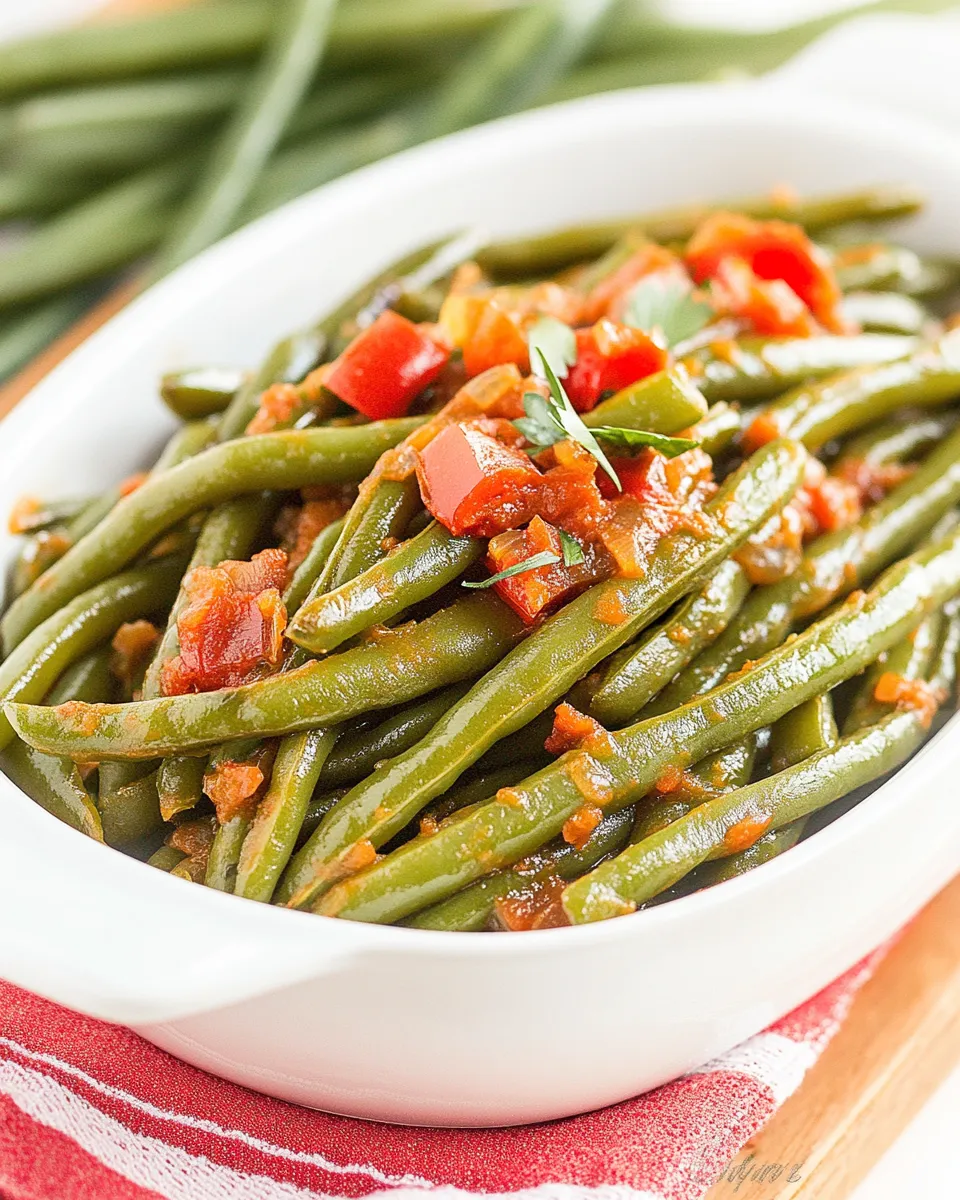 Classic Southwestern Green Beans dish photo