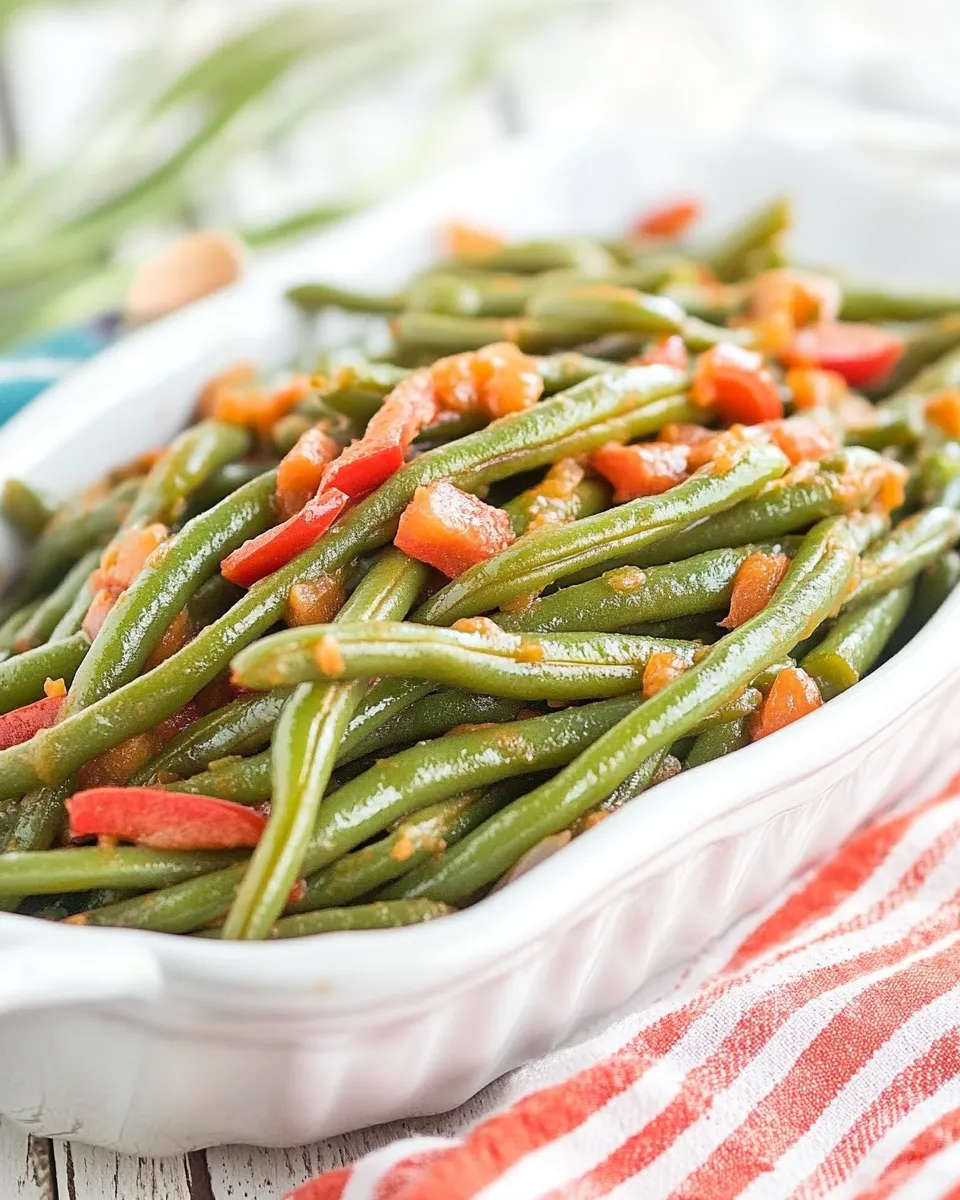 Easy Southwestern Green Beans image