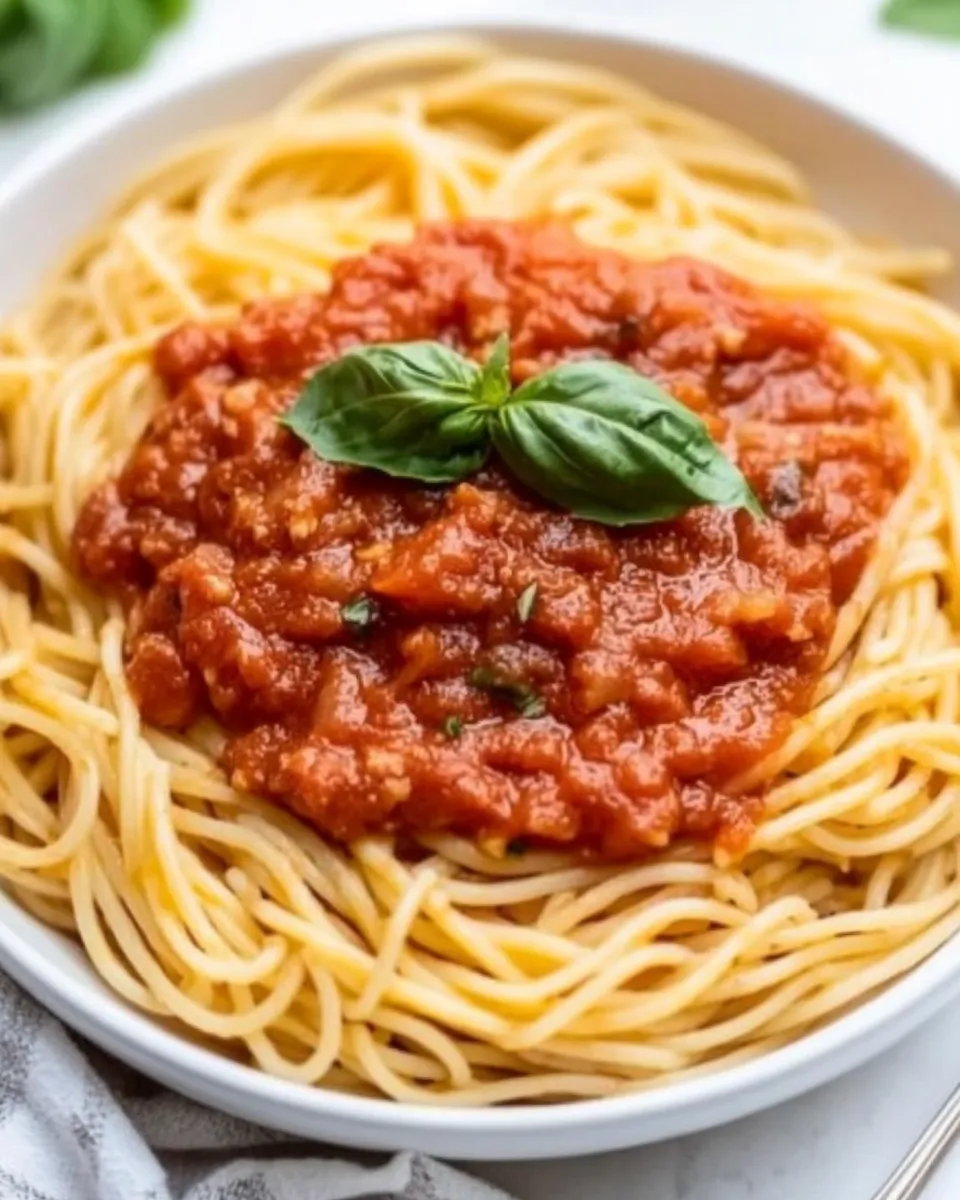 Classic Spaghetti Marinara image