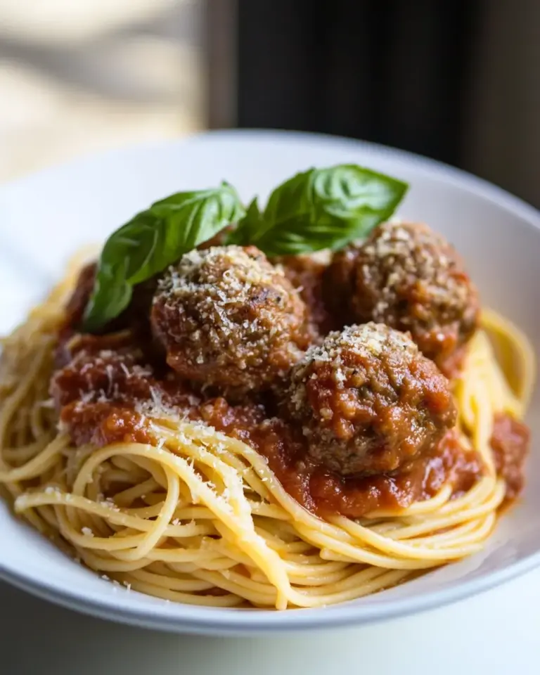 Homemade Spaghetti and Meatballs Recipe photo