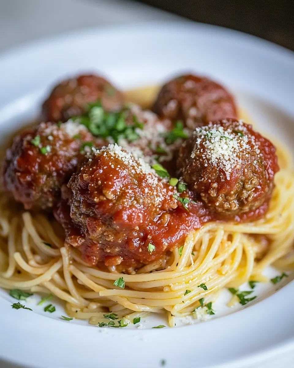 Delicious Spaghetti and Meatballs Recipe dish photo