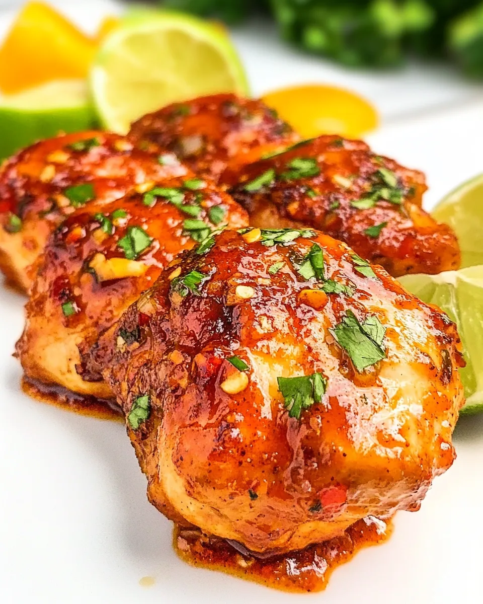 Delicious Spicy Honey Lime Chicken image