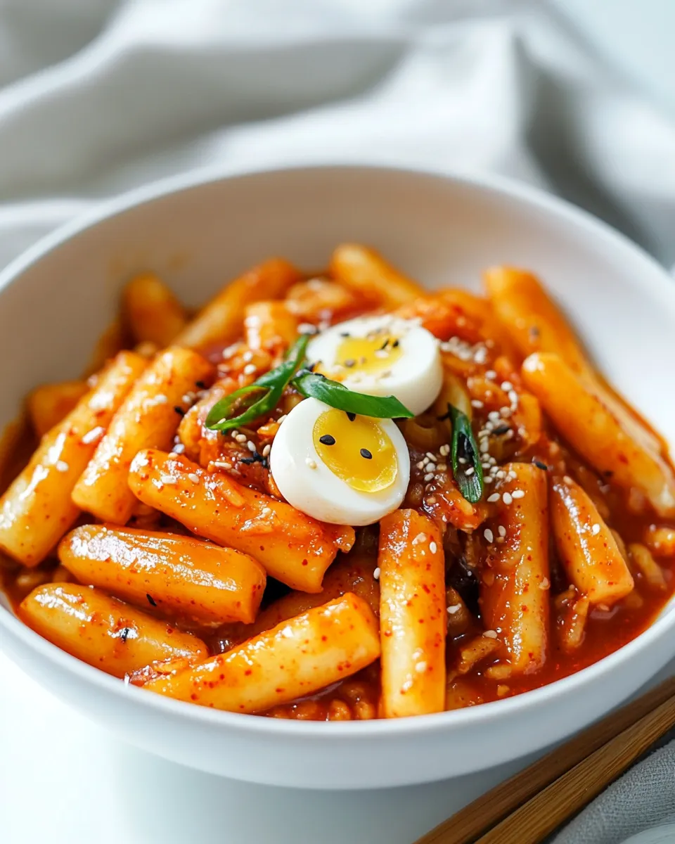 Homemade Spicy Korean Rice Cake (Tteobokki) photo