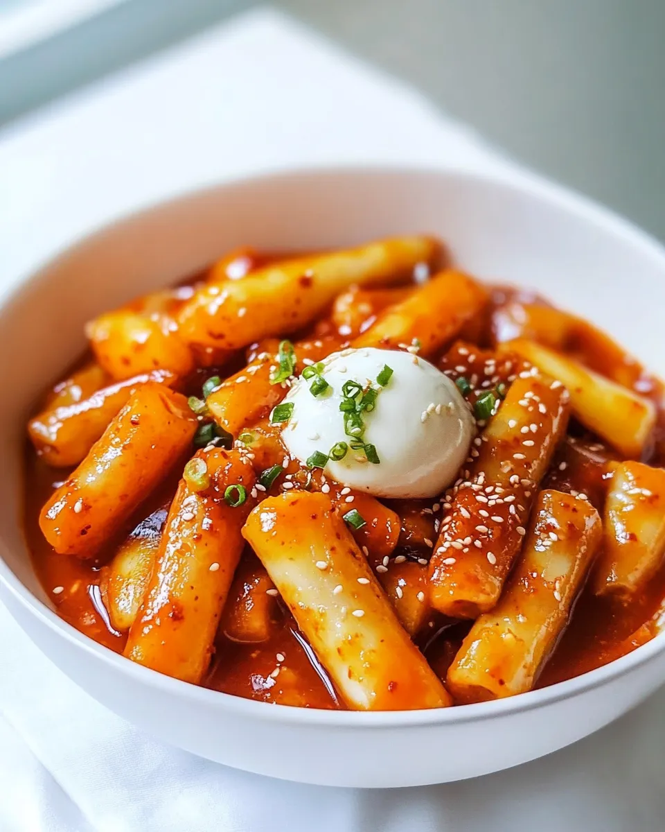 Classic Spicy Korean Rice Cake (Tteobokki) image
